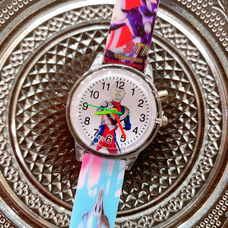 Aisha Niña de dibujos animados impreso reloj de cuarzo luminoso 2023 reloj para niños lindos al por mayor de suministro transfronterizo