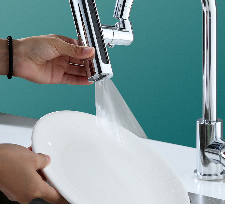 Feiyu Waterfall Faucet, household splash-proof faucet, universal shower head extender, four-speed rotating bubble generator, universal undefined