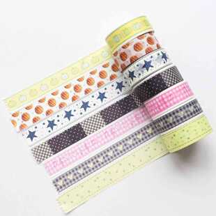Ins Korean Handbook and Paper Tape Five-Pointed Star Apple Note Decoration DIY Material Fresh and Cute Handbook Stickers