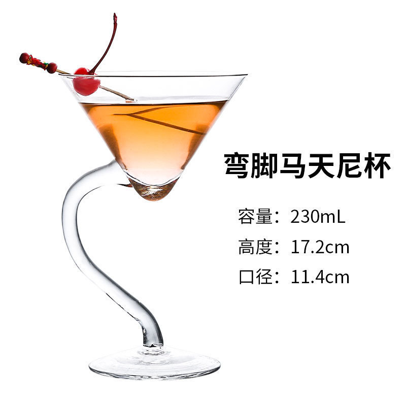 Vidrio creativo cóctel de vidrio personalizado bar vampiro taza martini margaret copa de vino copa de champán