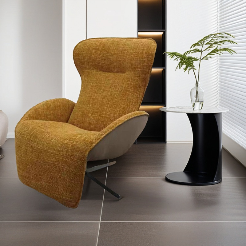 Zero Gravity Lounge Chair Balcony Leisure Chair Living Room Rotating Designer Light Luxury High-End Lunch Break Lounge Chair Single Sofa Chair