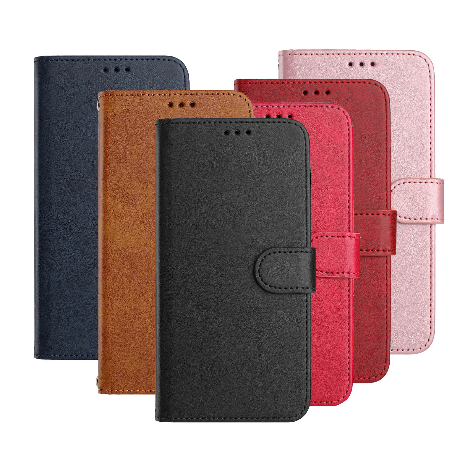 适用 OPPO Reno 14小牛纹防盗刷皮套REALME C71 翻盖插卡支架