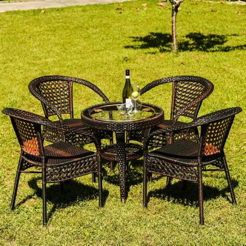 60개 수납 원형 테이블 + 의자 4개