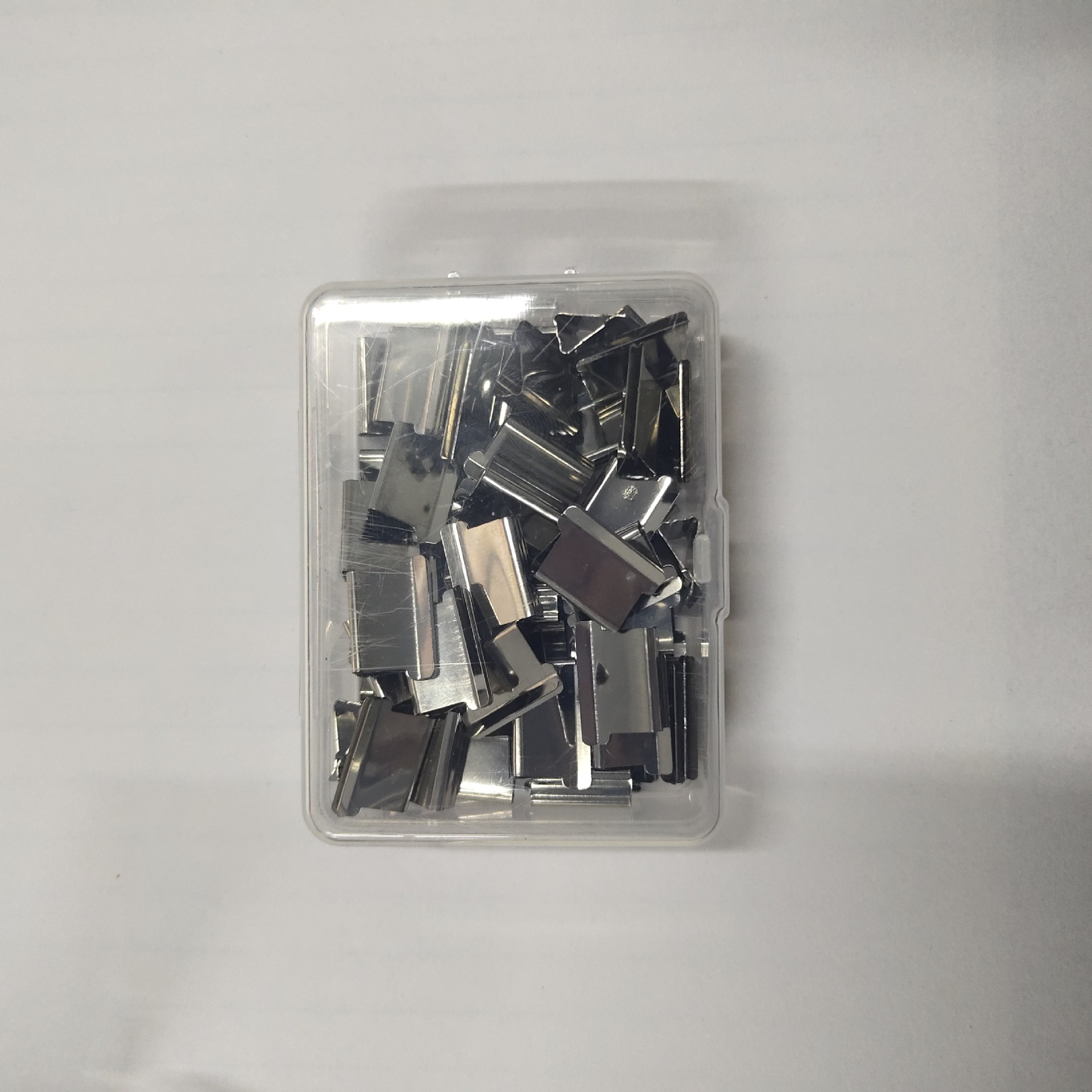 Clip de metal suplementario Clip de papel de prueba Clip de papel de libro Clip de papel de papel de papelería Clip de empuje Clip de respaldo