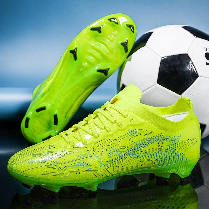 Футбольные бутсы мужские с длинными шипами для студентов и взрослых, дышащие спортивные кроссовки для тренировок и игр