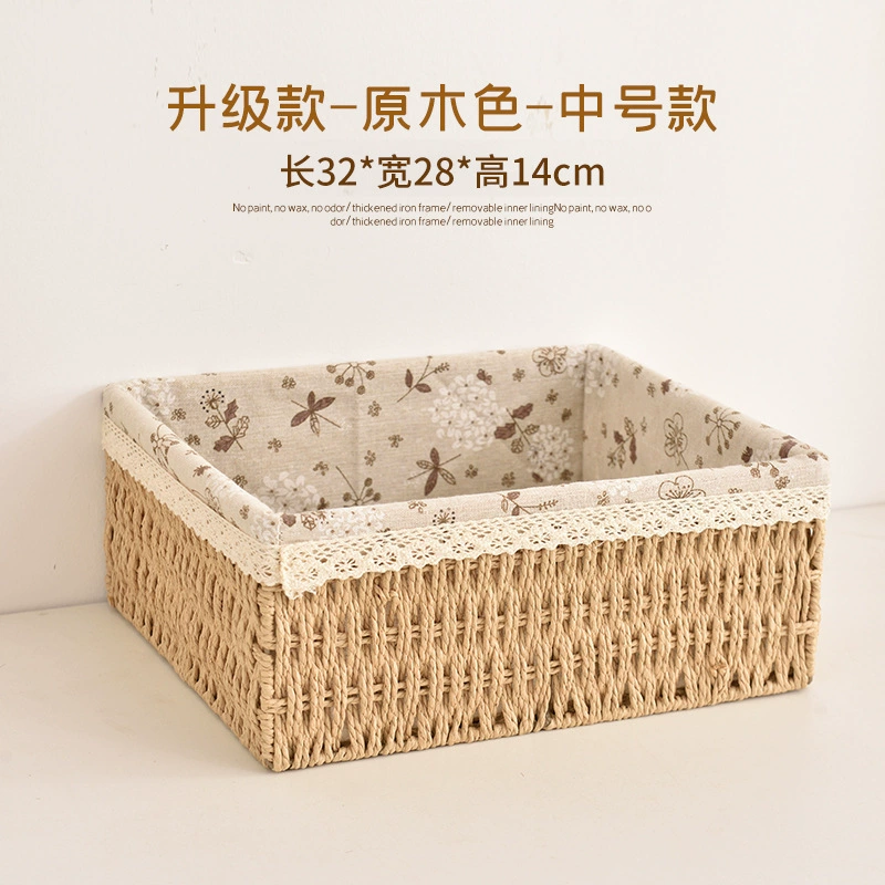 Storage system, straw storage basket, table storage box, direct factory sales