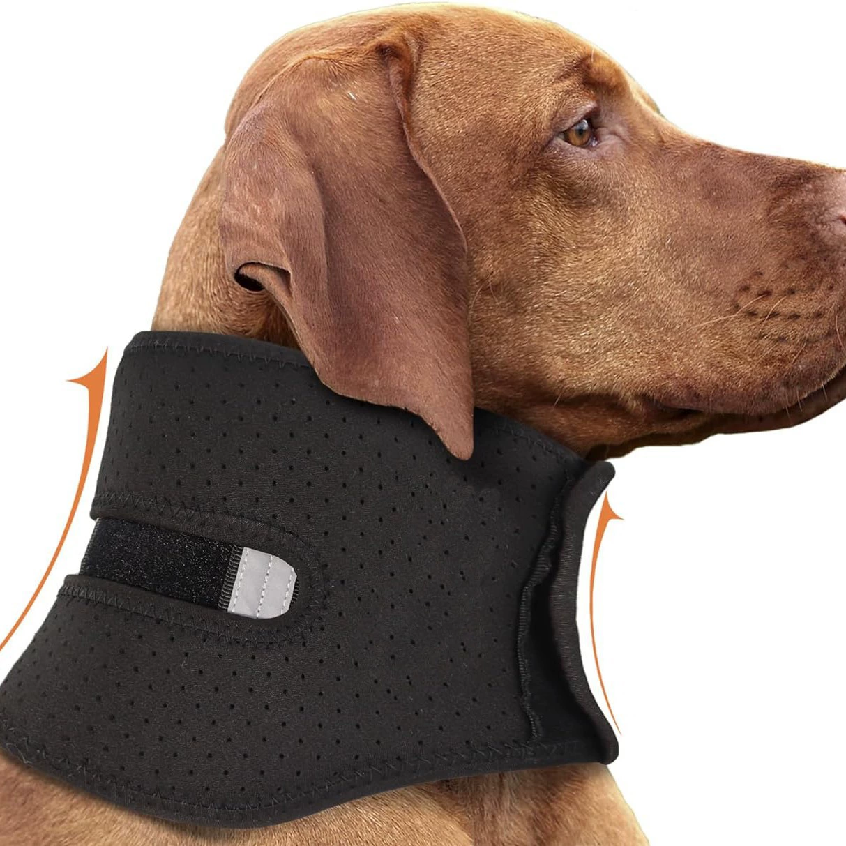 Amazon новый ошейник для защиты шеи домашних животных, защитный головной убор, послеоперационный дышащий ошейник с кронштейном для шеи собаки