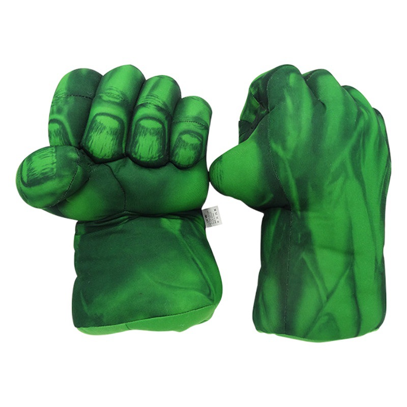 Hulk puño guantes Spider-Man Iron Man guantes de boxeo Haoke película de boxeo de peluche de juguete