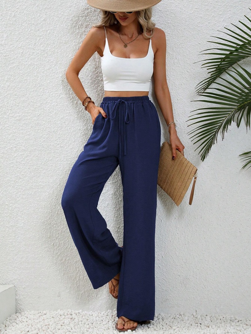Women's Daily Streetwear Solid Color Full Length Casual Pants Straight Pants display picture 57