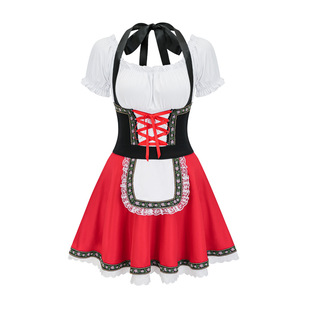 Cross-border New German Oktoberfest Costume Sexy Waiter Costume Halloween Costume Maid Stage Costume