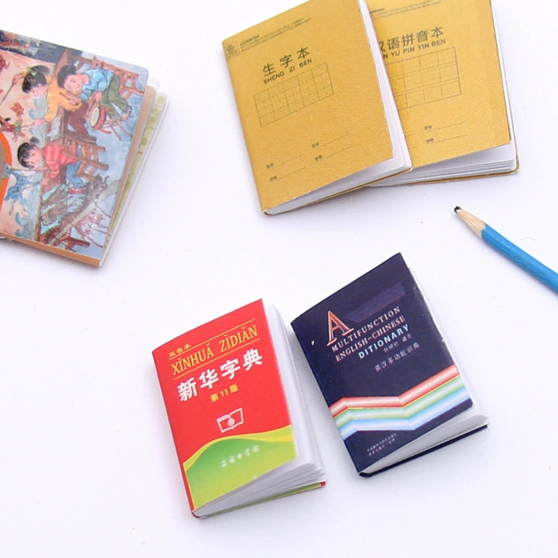 Миниатюрный мини-симулятор Синьхуа словарь Dollhouse кукольный дом в классе