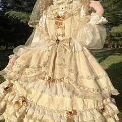 渔老板家lolita加冕连衣裙洋装日常设计女长款春秋萝莉