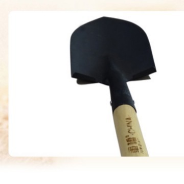 厂家批发抗洪救援防汛锰钢铁锹多用途木柄多功能铲尖头带锯齿锰钢