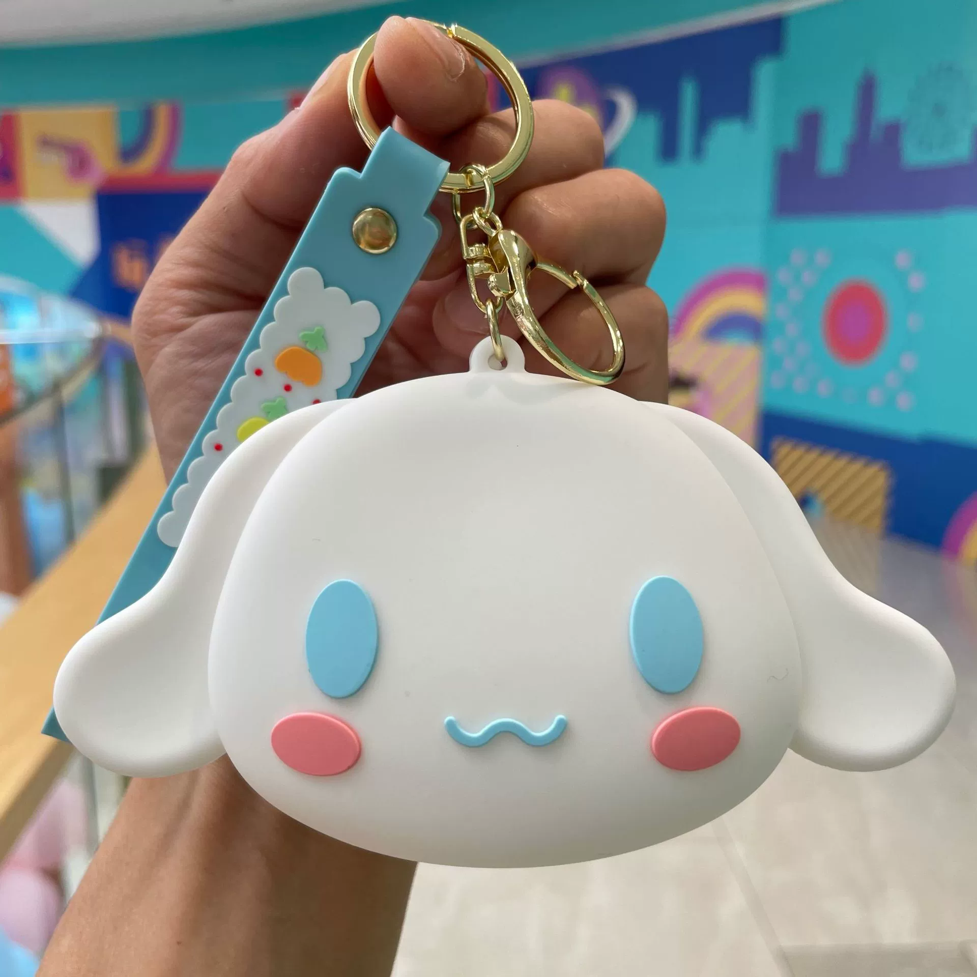 Sanrio силиконовый кошелек, сумочка для ключей, брелок, подвеска, подарок на день рождения
