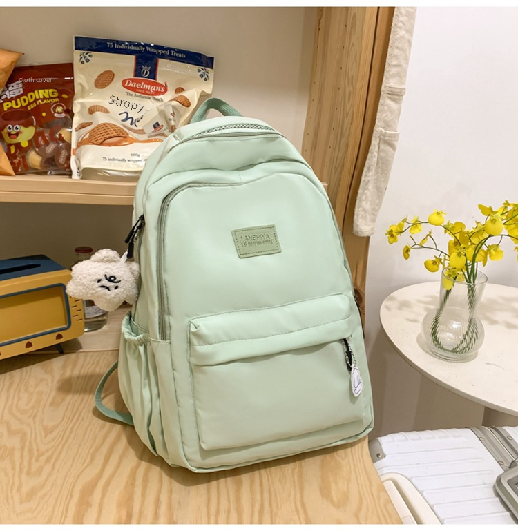 Schoolbag Women's Small Fresh Large Capacity Backpack for Primary and Secondary School Students Travel Durable Fashion All-match Backpack