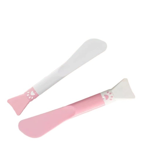 Beauty makeup brush double-headed silicone mask brush stirring rod scraper mud film application scraper film adjustment brush independent packaging