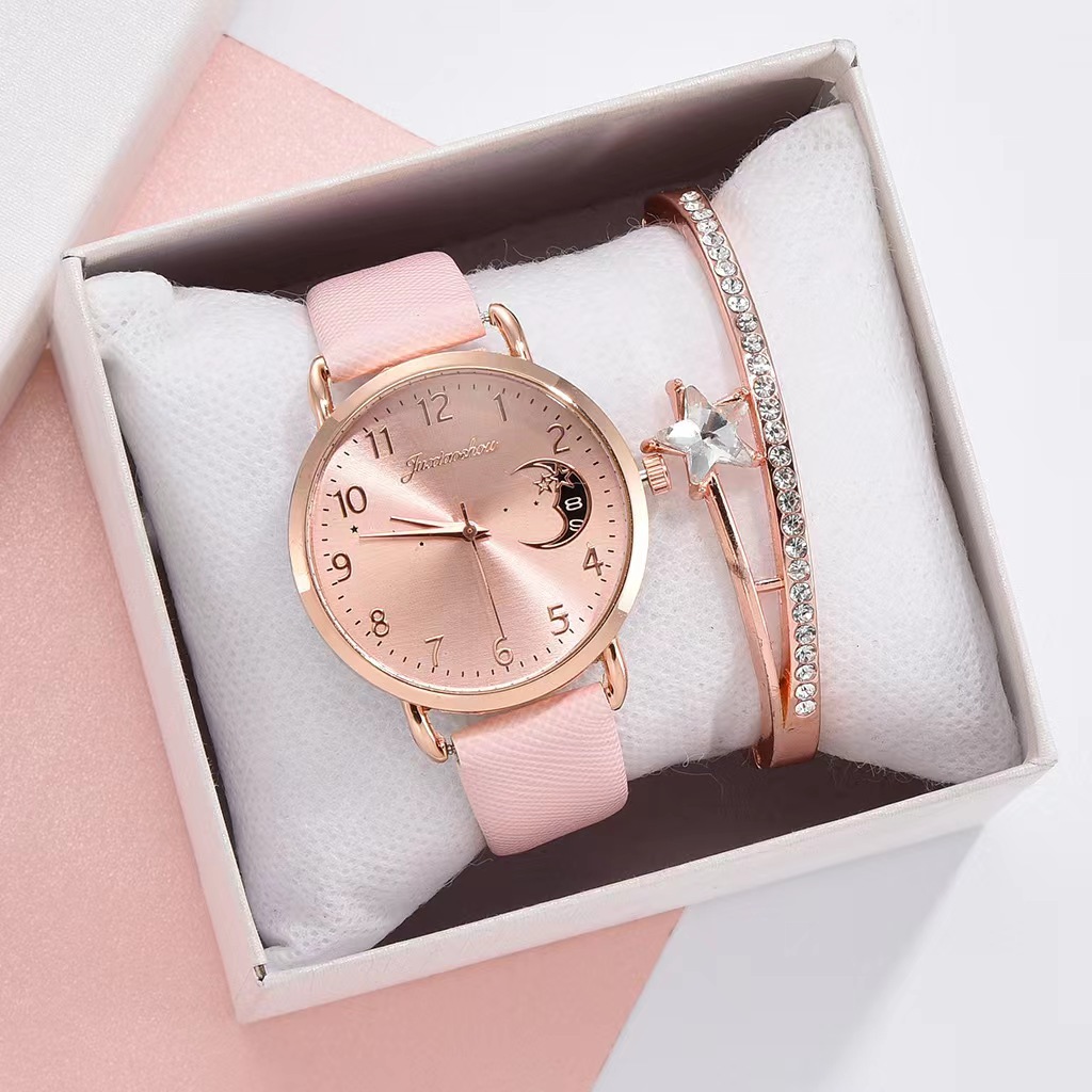 Pink + bracelet + box