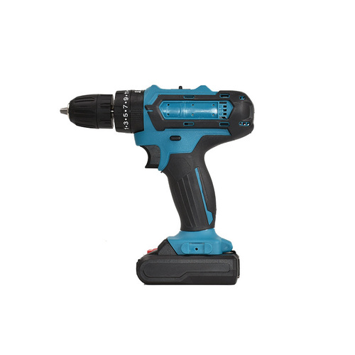 Cross-border electric impact hand drill screwdriver lithium electric drill multi-function two-speed lithium electric rechargeable drill