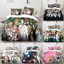 命运石之门3D印花外贸专供跨境亚马逊/eBay/wish克里斯蒂娜三件套
