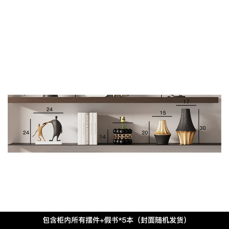 芸貝子のイタリア式の軽い豪華な芸術の高級感のきわめてシンプルな置物の客間の酒の箱のテレビの戸棚のハイエンドの大衆の陶磁器の柔らかいです。