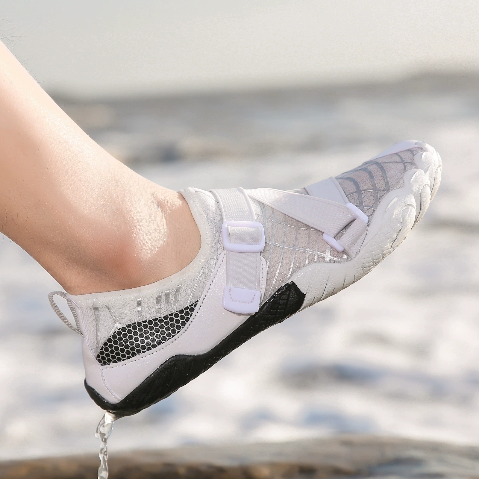 Трансграничная пара туфель пляжная обувь фитнес йога на открытом воздухе плавательная обувь противоскользящая обувь амфибия рыбалка