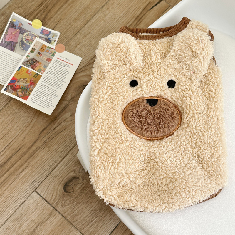 冬服ins風加毛保温ペット犬かわいい服テディ比熊貴賓雪納瑞服卸売り|undefined