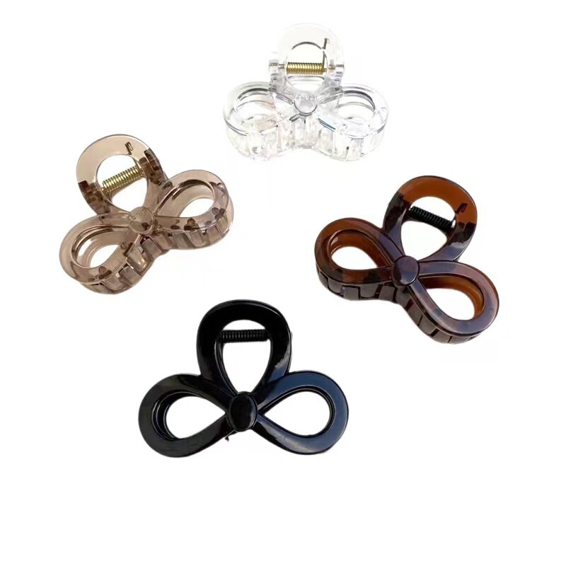 6cm Medium Plastic Gripper Pc Material Shark Clip DIY Accessories 8-Shaped Design Hairpin Hairpin for Women on the Back of the Head 6cm Medium Plastic Gripper Pc Material Shark Clip DIY Accessories 8-Shaped Design Hairpin Hairpin for Women on the Back of the Head