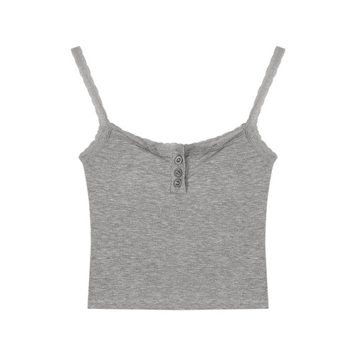 Spicy Girl's Sweet & Alluring Lace Camisole with Beautiful Back Design, Padded Bralette for Women—Stylish, Trendy, Short-Style Top for Outer Wear or Layering as a Base Look