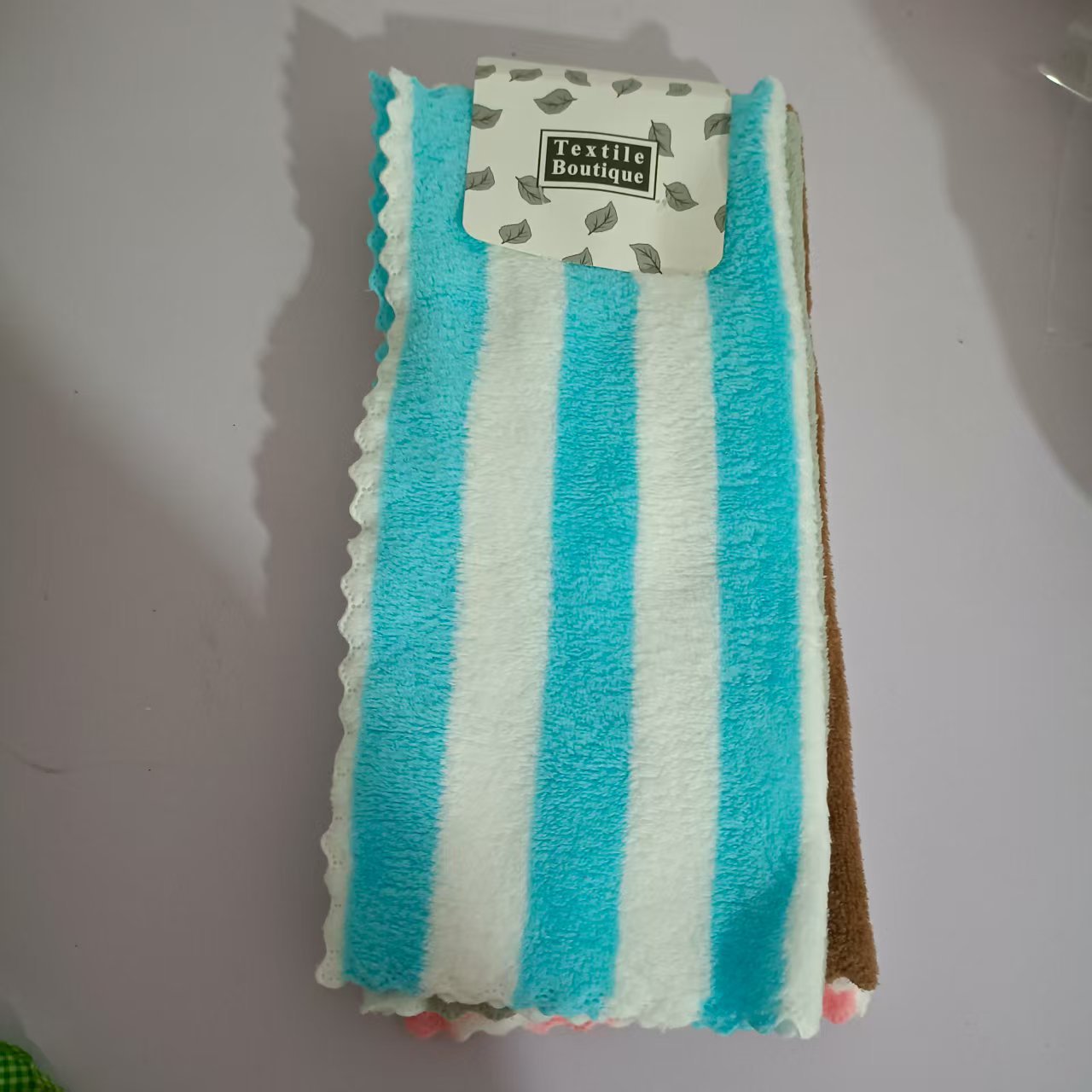 Cocina doméstica limpia paño suave absorción de agua no pegajoso aceite piña toalla cuadrada toalla de coral toalla lavavajillas