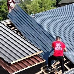 アルミ合金屋根瓦二重断熱アルミ瓦長城凹板雨棚陽光房凉亭日焼け止めアルミ波板