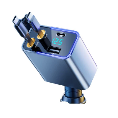 Mobil şarj cihazları: Fast Charging Car Charger Telescopic