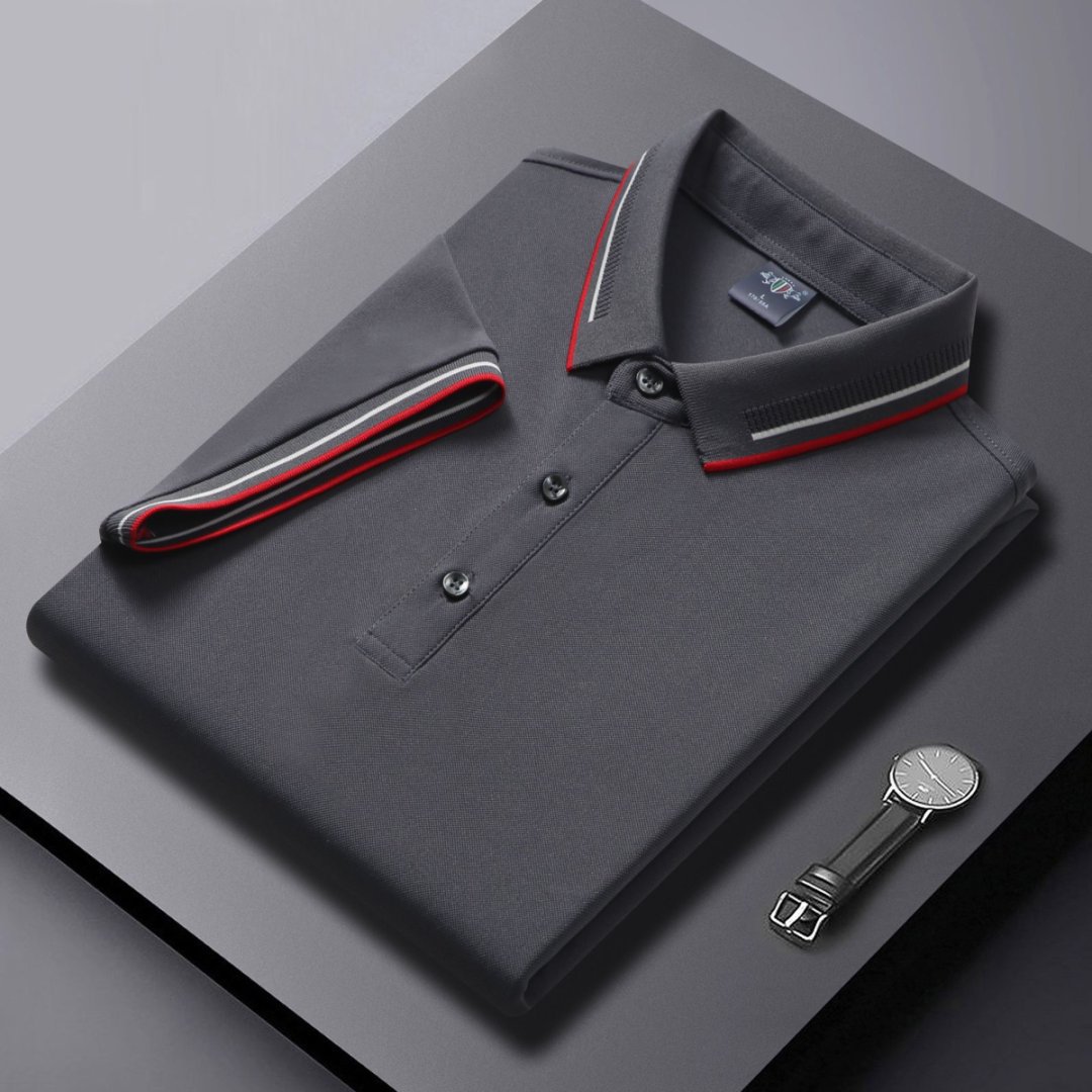 Camiseta Polo de Manga Corta para Hombre, Estilo Verano 2026, Suave, Fresca, Transpirable, Elástica y Agradable al Tacto, para Negocios, Dropshipping