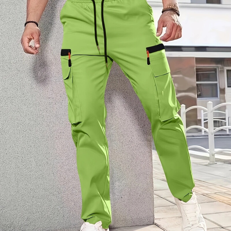 Shein Amazon Temu Cross-Border Pants Popular Jogger Pants New Straight-Leg Cargo Pants for All Seasons American and European Sizes