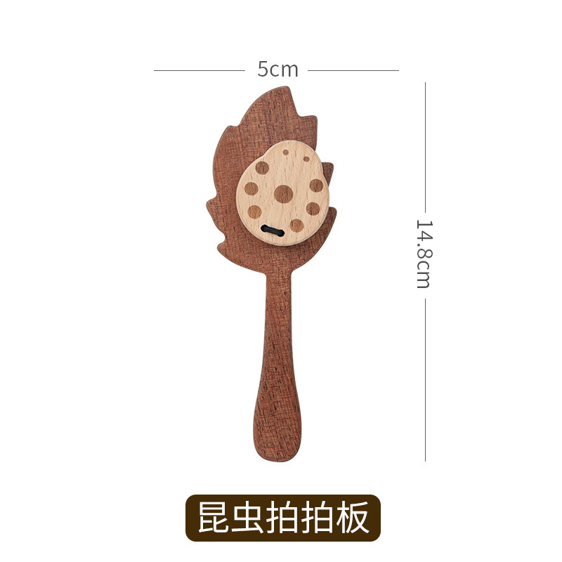 Juguete de educación temprana de rompecabezas de madera de dibujos animados para bebés