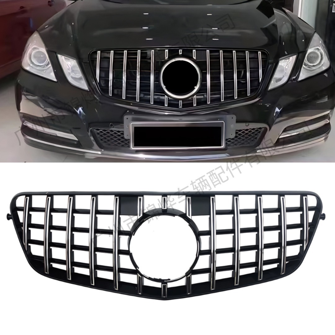 Suitable for 2009-2012 Mercedes-Benz E-Class W212 Modified Front Face Grille Gt Starry Sky Style Front Bumper Air Intake Grille