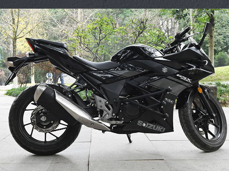 Suitable for Haojue Suzuki Gsx250R Motorcycle Crash Guard, Anti-Fall Full Surround Bumper, One-Piece Anti-Collision Racing Bar
