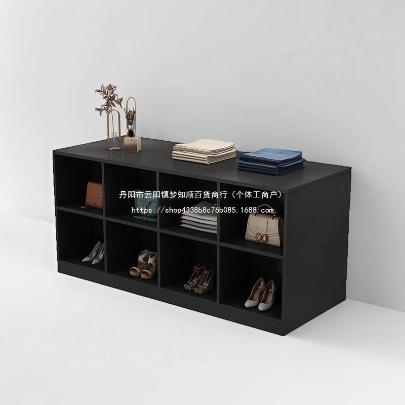 服装店中岛双面格中岛展示柜台女装摆放中间陈列流水台中岛展示台