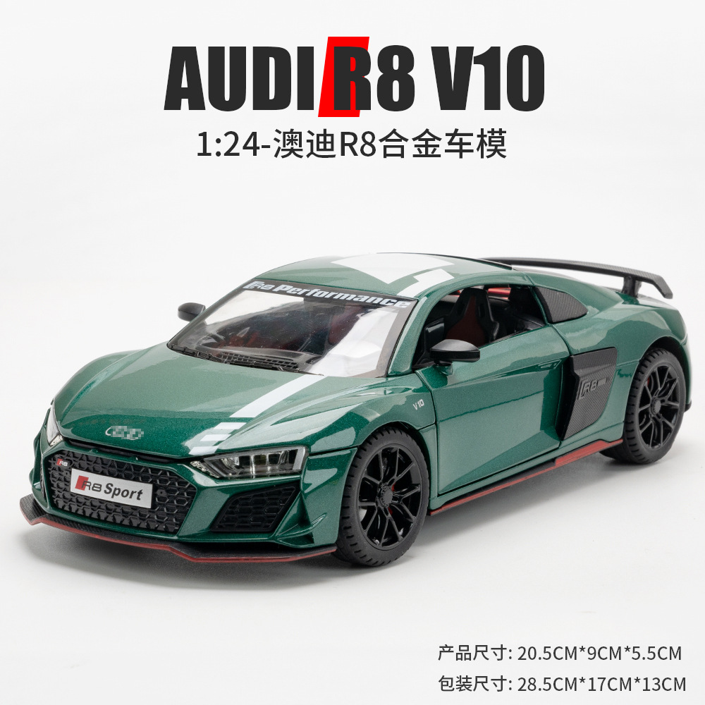 [Window box] 1:24 Audi r8-green