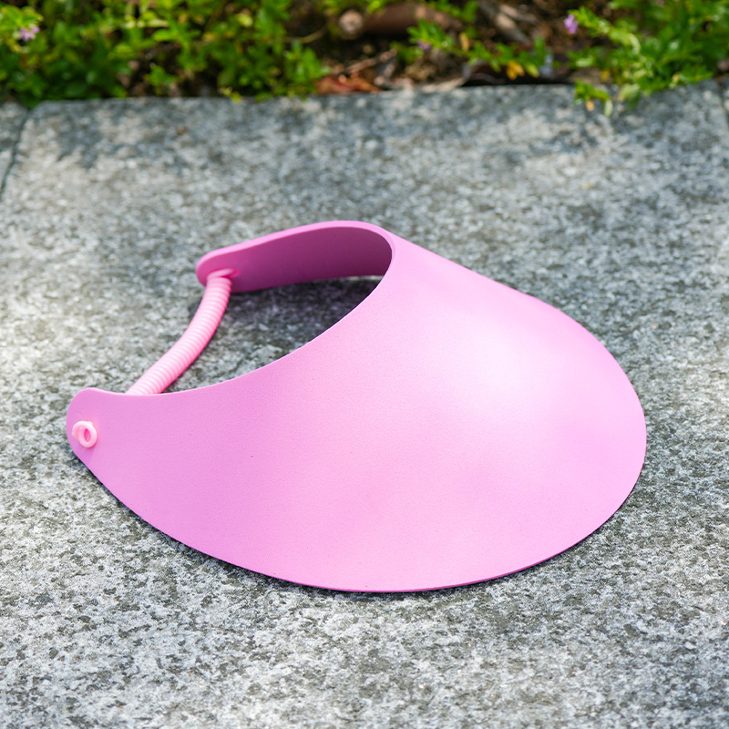 Sombrero protección solar EVA multicolor, deportivo verano, logo personalizable, portátil exterior.