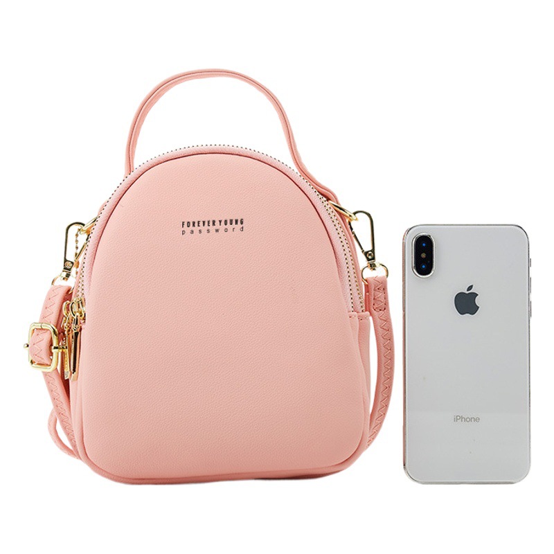 Mochila de Diseño Nuevo 2025, Estilo Coreano, Color Sólido, Gran Capacidad para Estudiantes