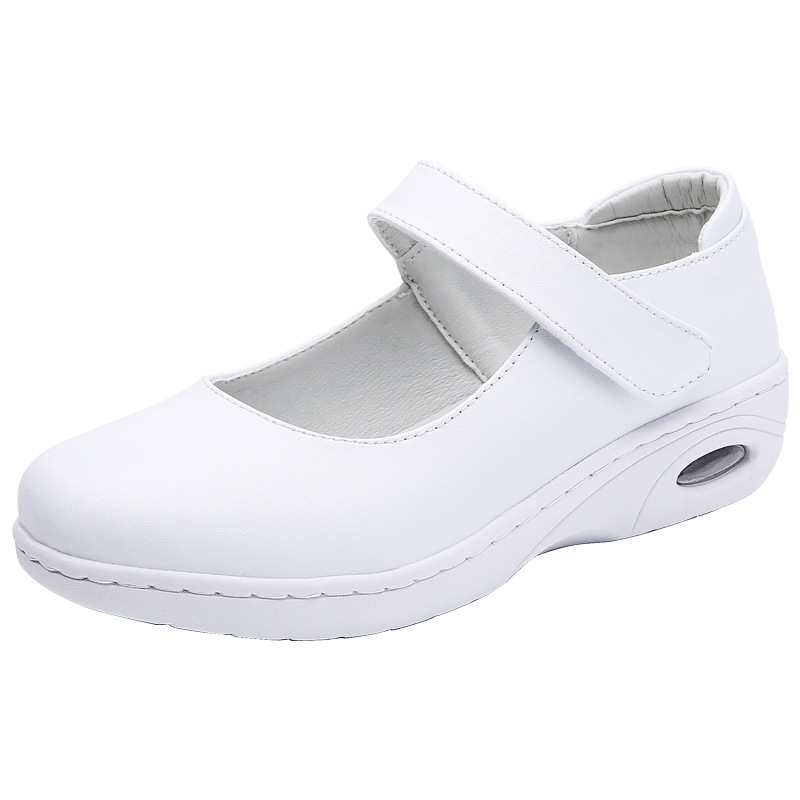 Air Cushion Nurse Shoes Women's Soft Sole Non-slip Breathable Non-slip Non-tiring Feet Thick Sole Increased Summer White Medical Special Shoes