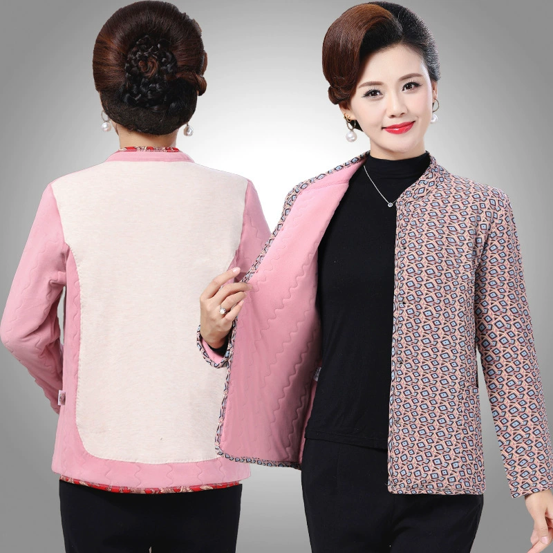 Мать-зима новая маленькая куртка с хлопковой подкладкой, женская теплая одежда с хлопковой подкладкой из верблюжьей шерсти для пожилых людей, облегающая Талия внутри и снаружи, одежда с хлопковой подкладкой