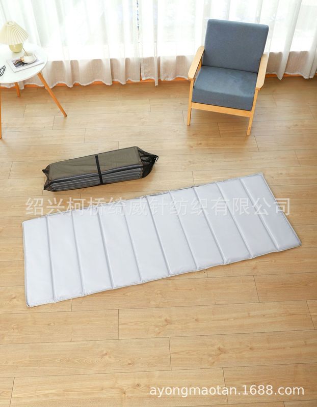 カーペット寝床マット折りたたみ可能収納キャンプ厚手シングルヨガ防湿マットオフィス昼寝マット|undefined