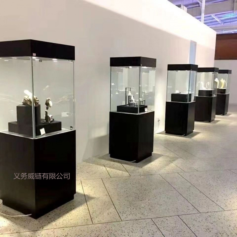 博物馆展柜瓷器精品木质展示柜独立珠宝首饰玻璃柜台产品展览柜台