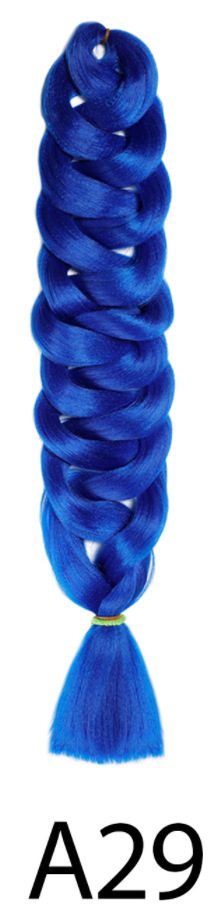 Peruca de comercio exterior fibra química africana gran trenza 165g trenza jumbo trenza cabello de alta temperatura seda trenza