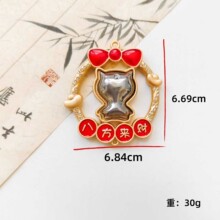 宋锦新中式国风合金挂件包包挂车挂非遗手工diy吊坠厂家直销