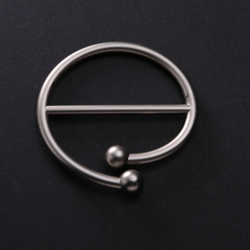 金属衣角打结扣箱包鞋帽装饰扣大风衣腰带调节圆环T恤下摆修腰扣