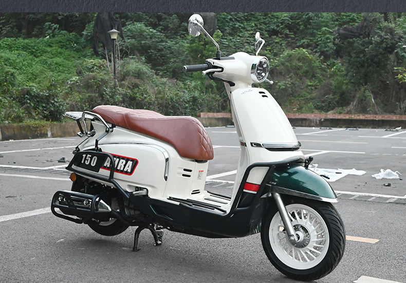 Suitable for Chunfeng Aura150 Front and Rear Exhaust Bumpers, Full Surround Guard Bars, Folding Backrest, Anti-Fall Modification