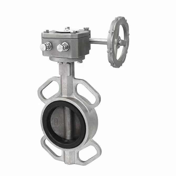 D371X-16P  不锈钢304中线对夹蝶阀规格尺寸