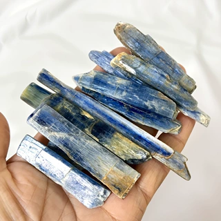 天然蓝晶矿标石水晶原矿石标本 DIY 鱼缸 花坛 跨进热销 厂家批发